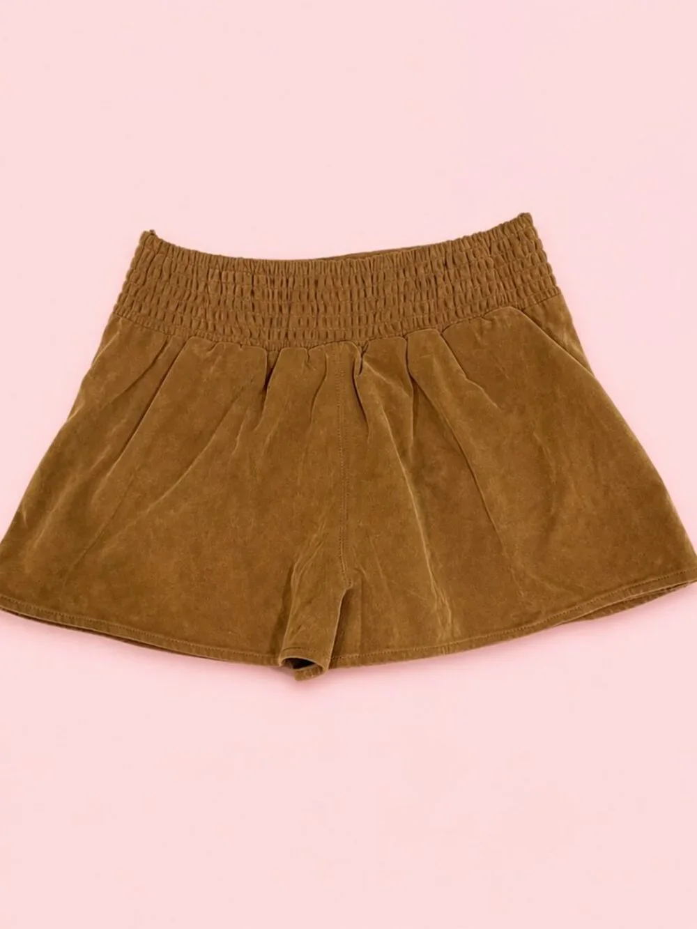 Free People We The Free Brown Suede Skort • Size S • Never Worn